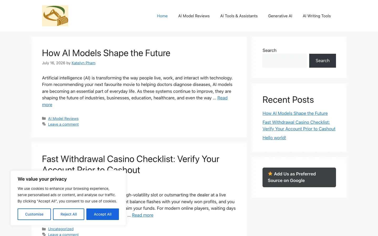 Screenshot of the GPTSidekick homepage