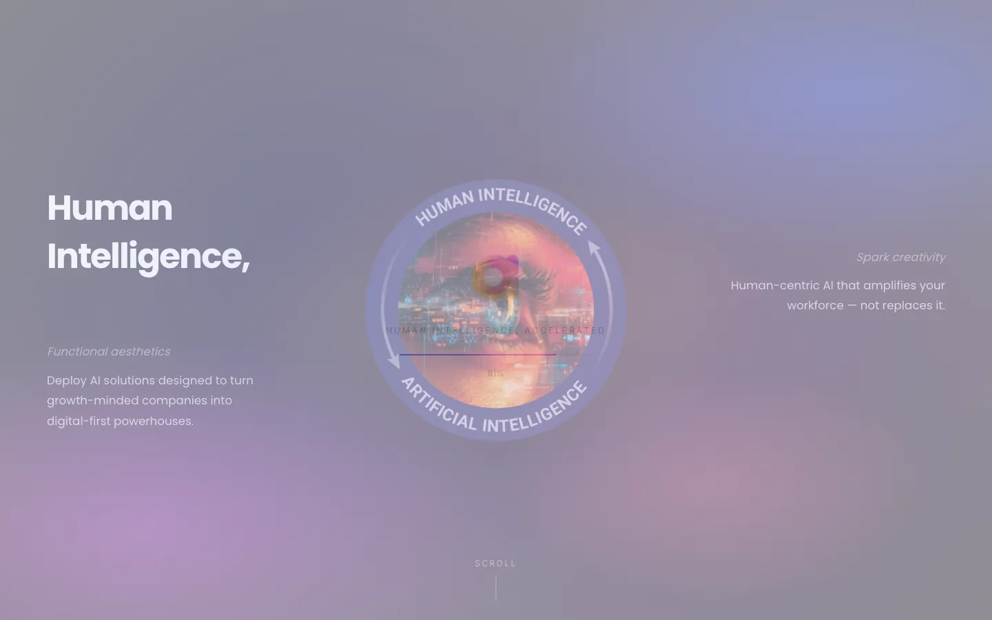 Screenshot of the iStory homepage