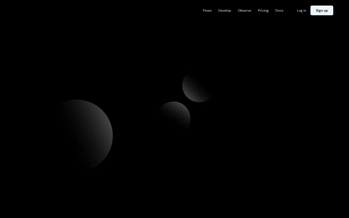 Screenshot of the Athina AI homepage