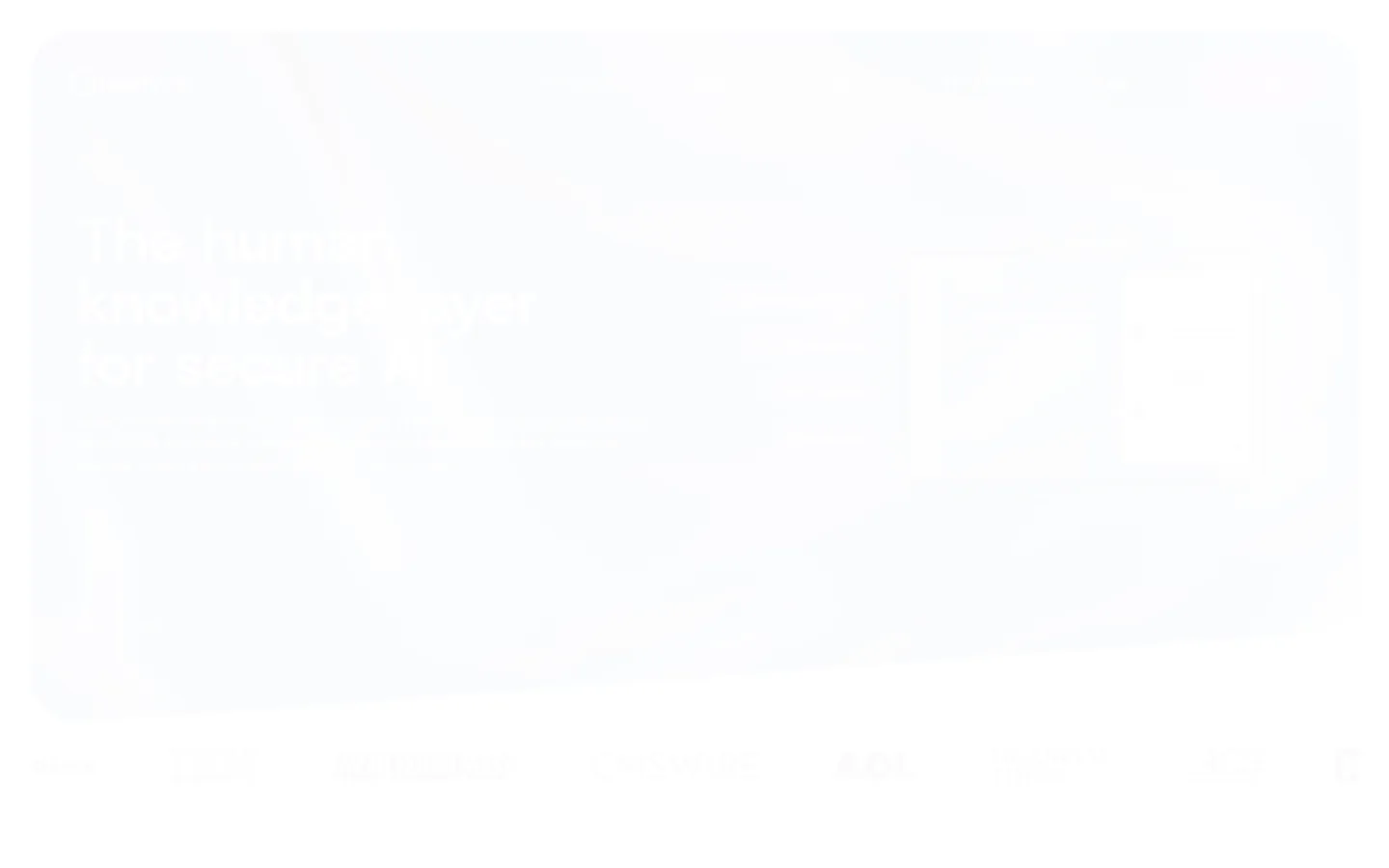 Screenshot of the QueryPal homepage