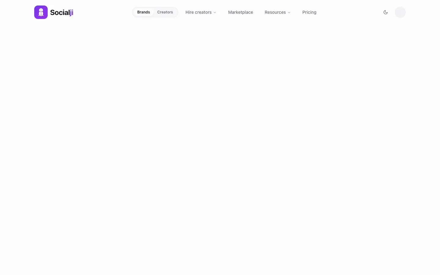 Screenshot of the SocialJi ~ Ai Tool | Ai Auite. homepage