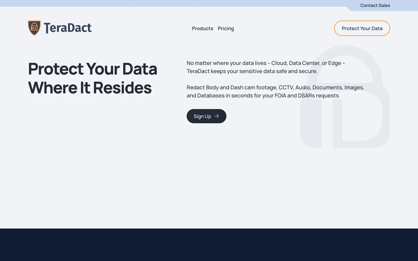 Screenshot of the NativeBI homepage