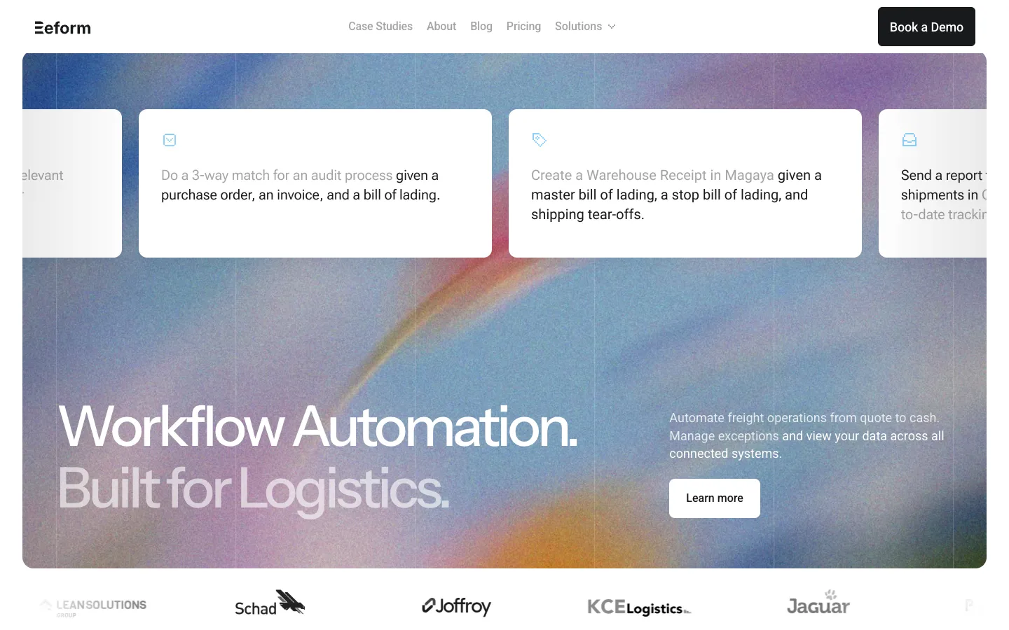 Screenshot of the Knowstory homepage