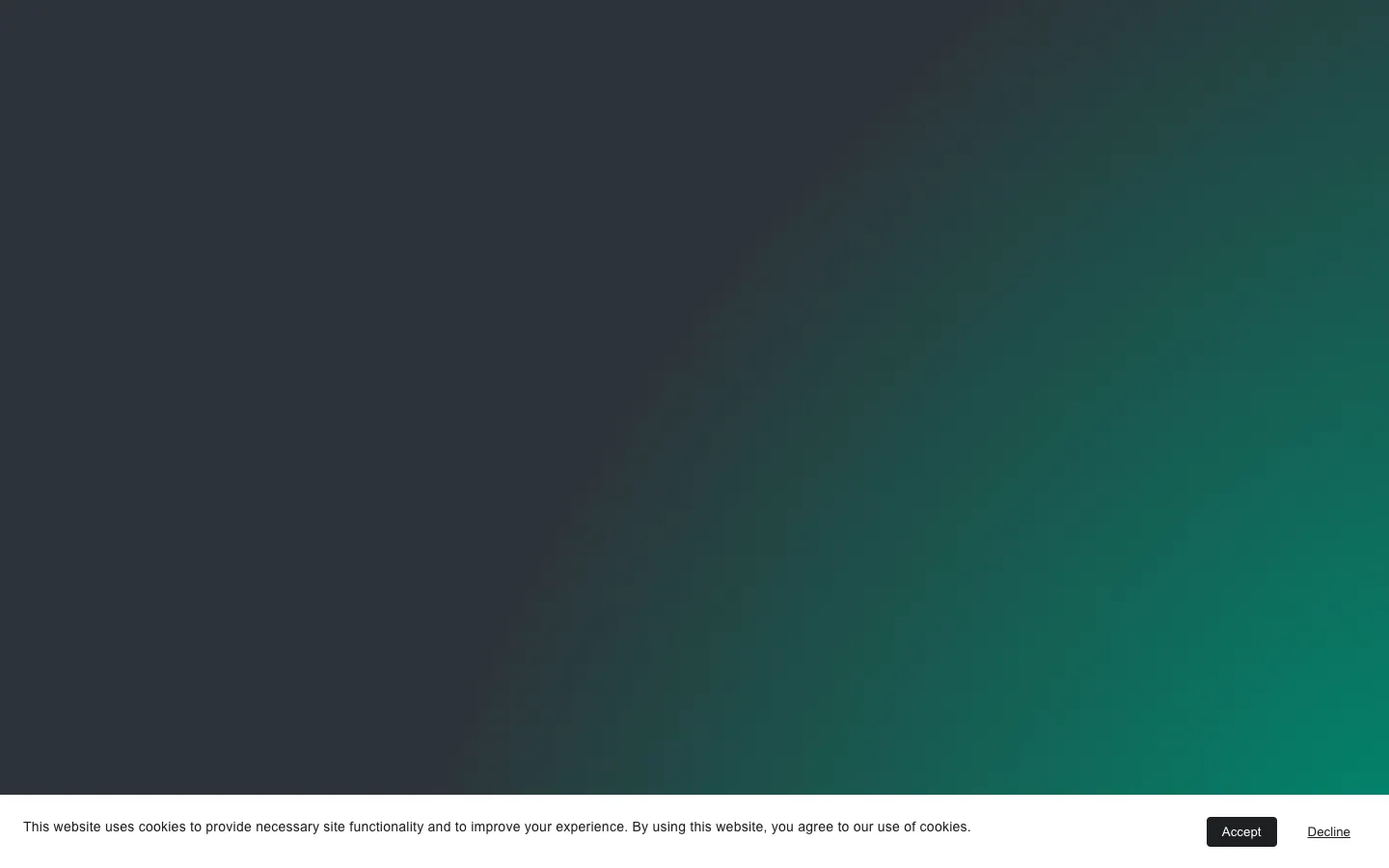 Screenshot of the Telepati homepage