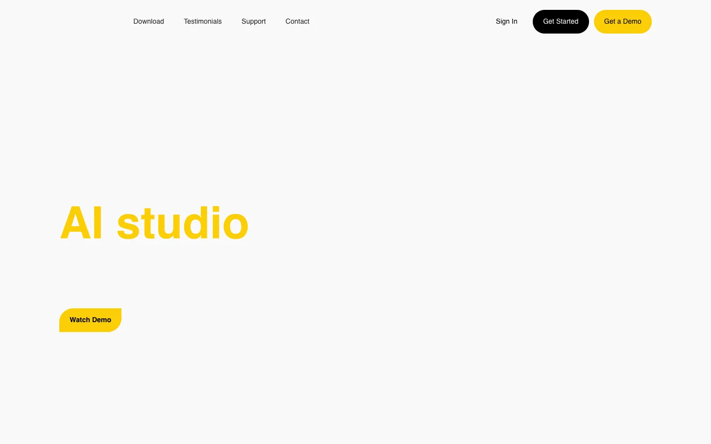 Screenshot of the Roll homepage