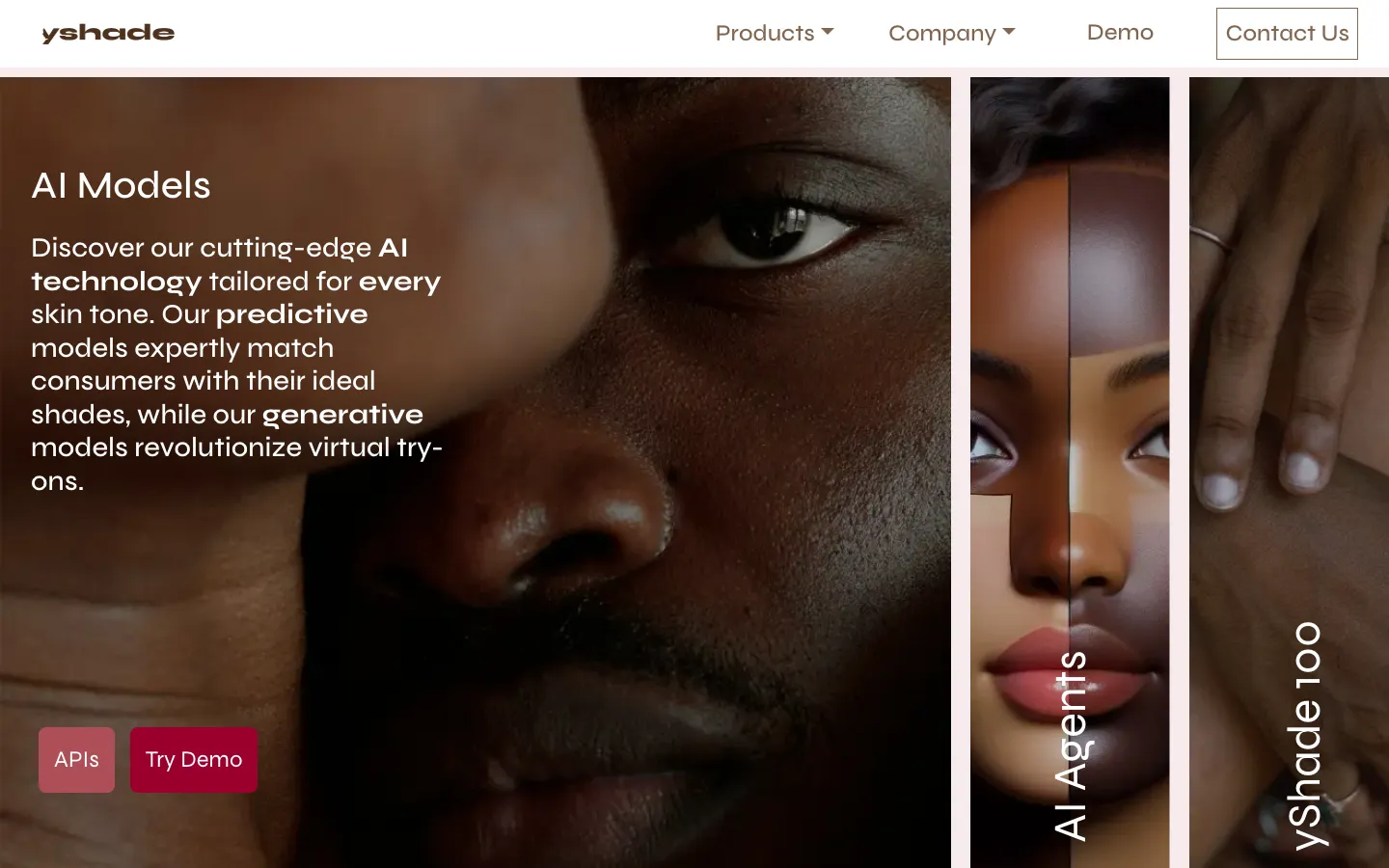 Screenshot of the roboMUA homepage