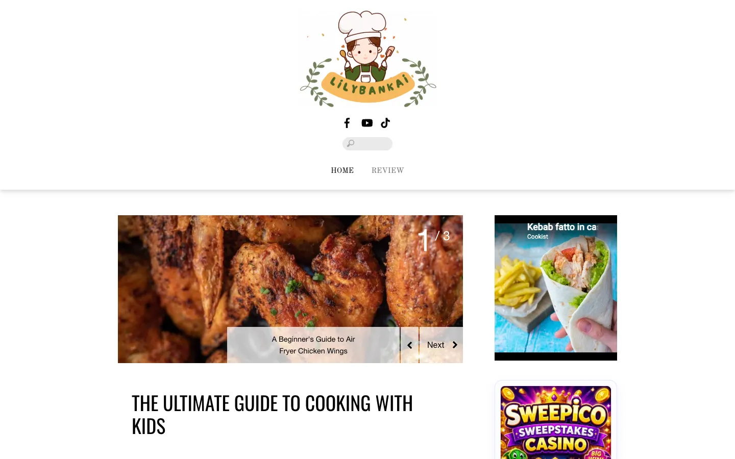 Screenshot of the Lilybank AI homepage