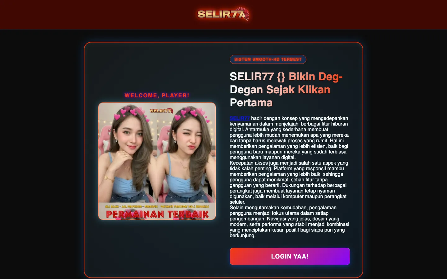 Screenshot of the Tellhop homepage