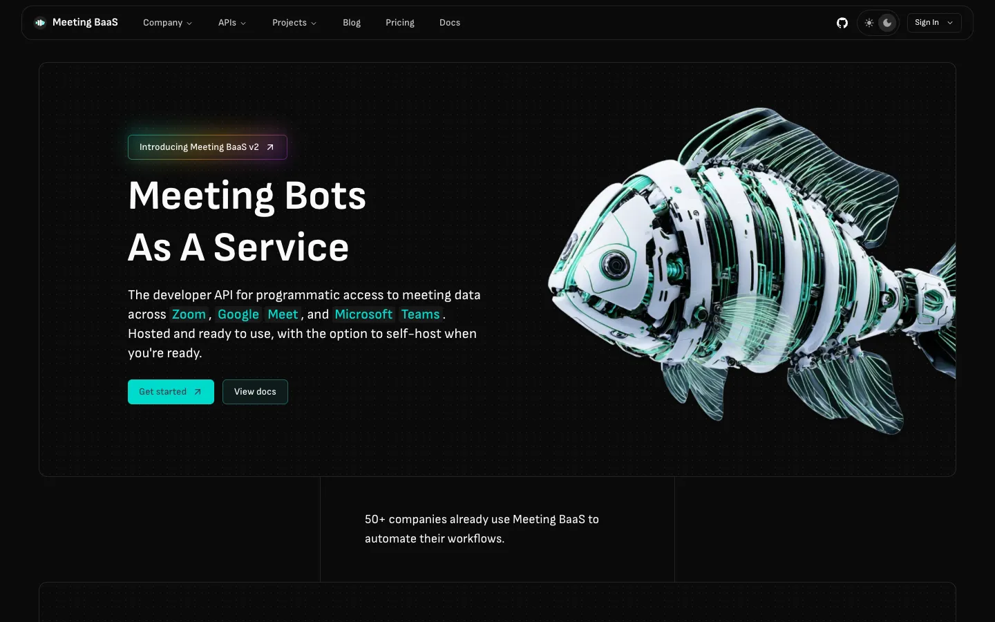 Screenshot of the Spoke GPT-4 homepage