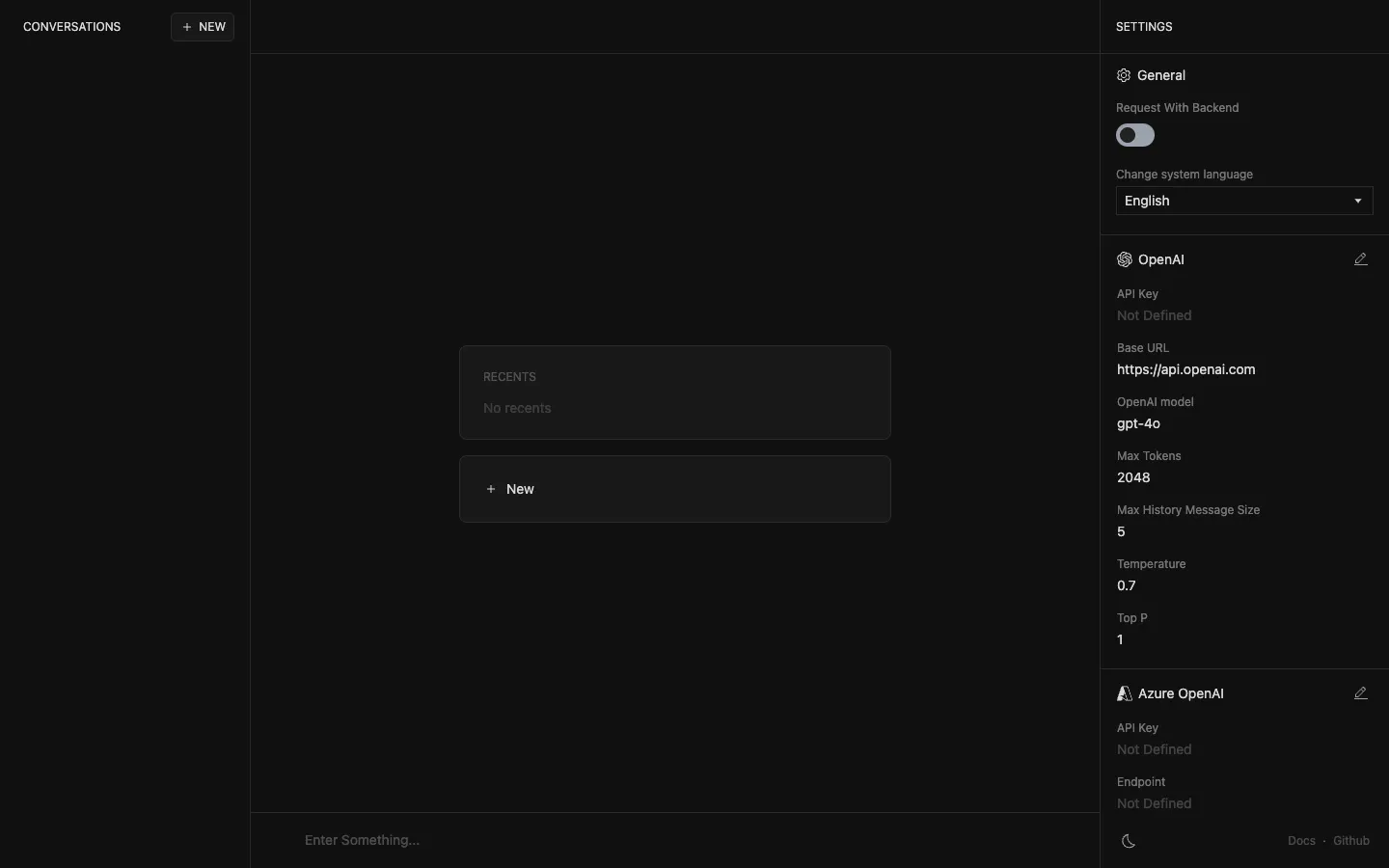 Screenshot of the anse homepage