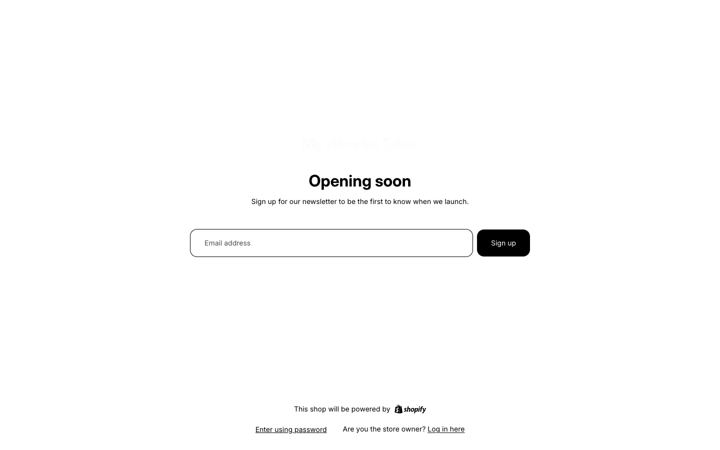 Screenshot of the MyWonderTales homepage