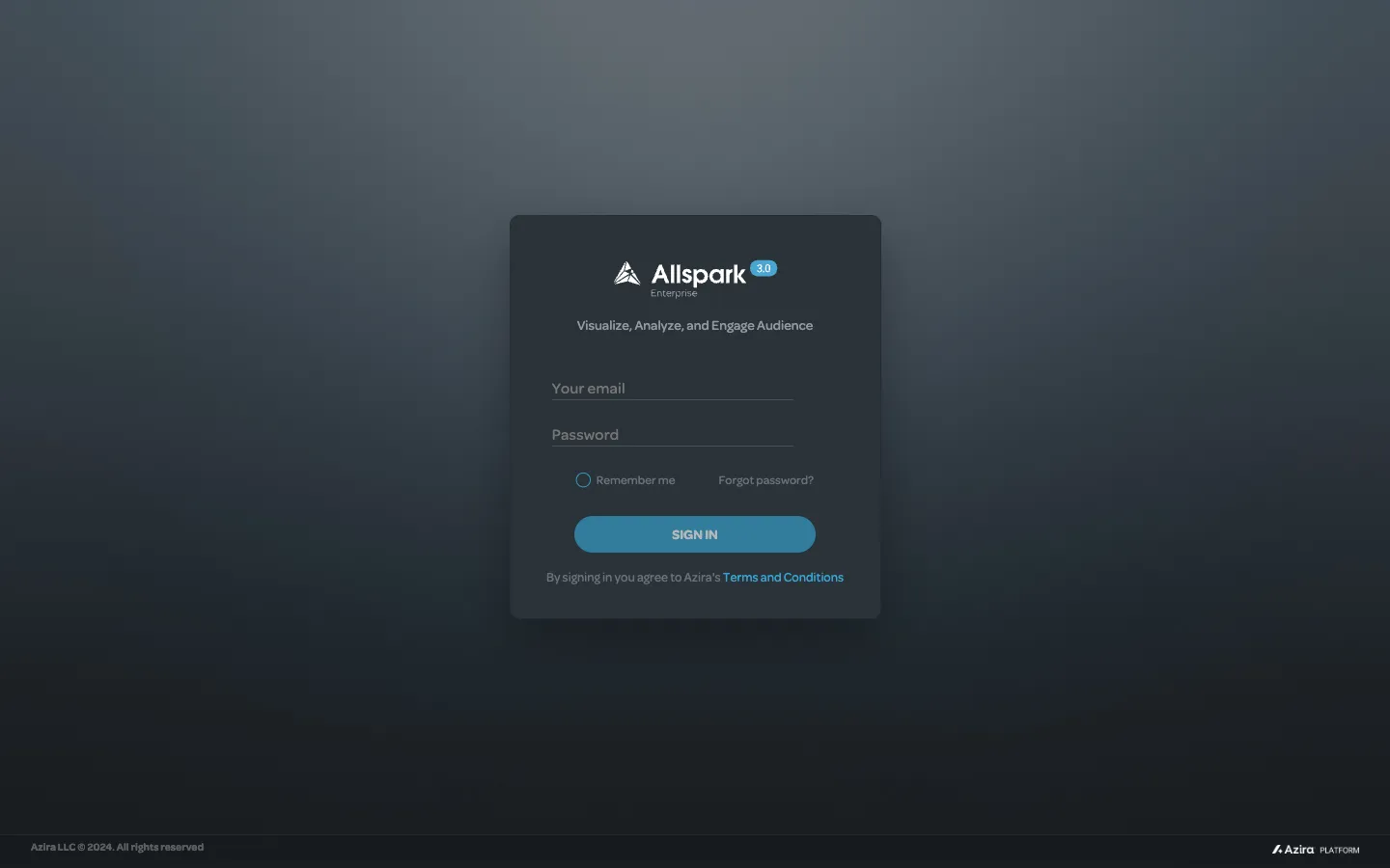Screenshot of the Allspark 3.0 homepage