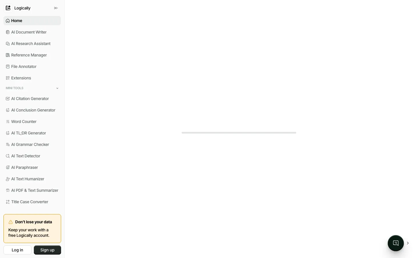 Screenshot of the Afforai homepage
