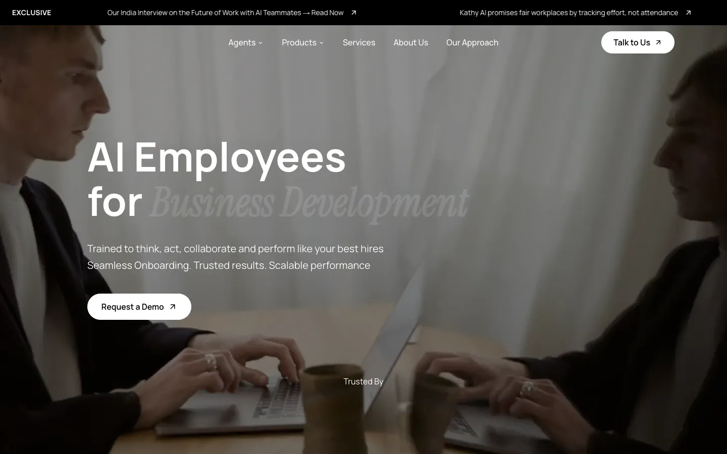 Screenshot of the DayZero (V2) homepage