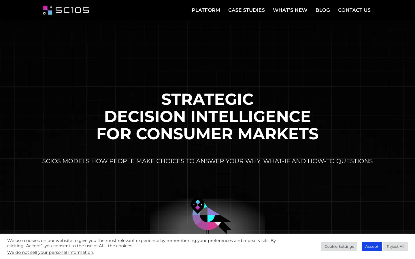 Screenshot of the Scios.ai homepage