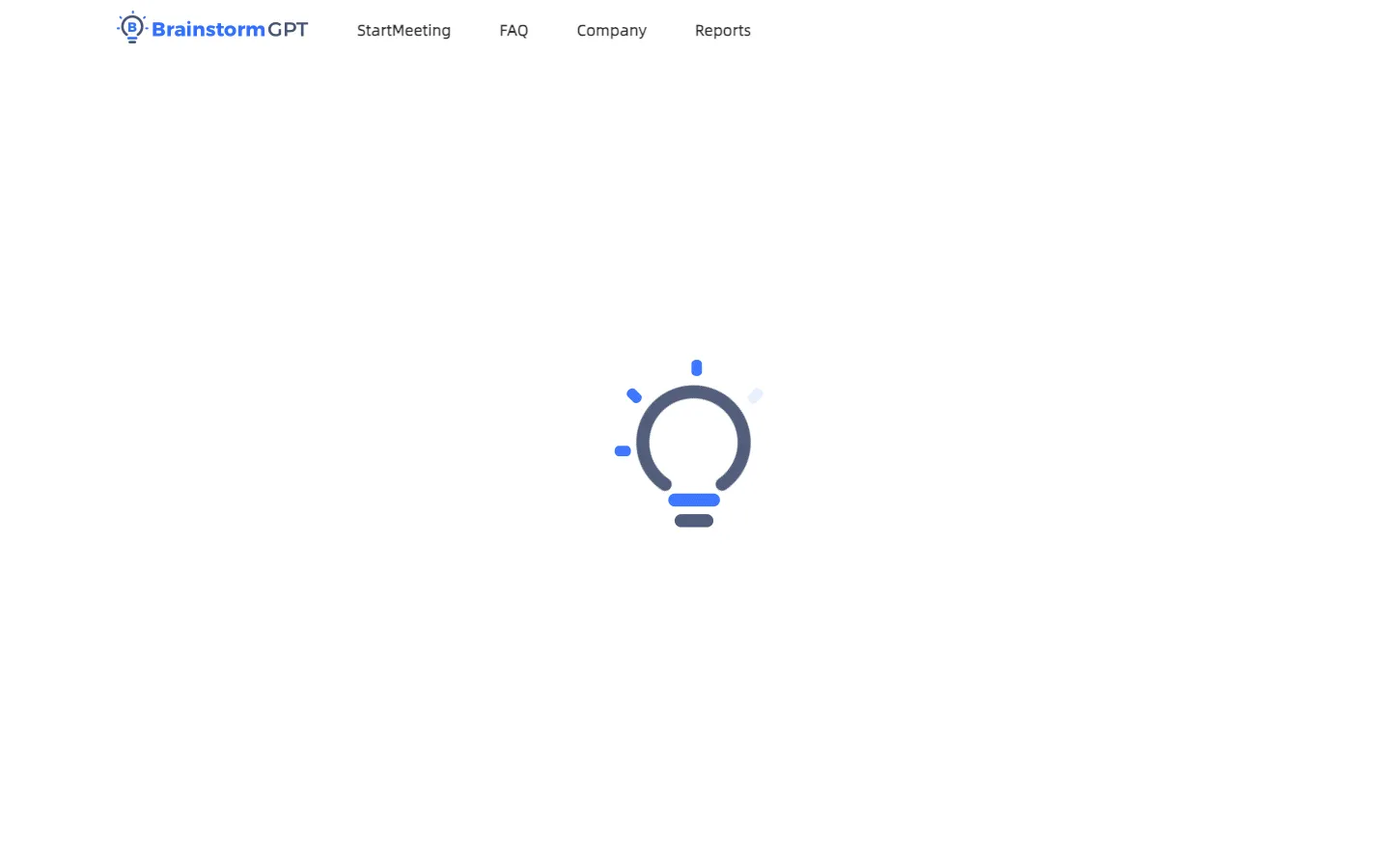 Screenshot of the BrainstormGPT.ai homepage