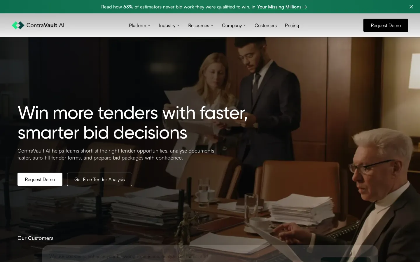 Screenshot of the BlozumAI homepage