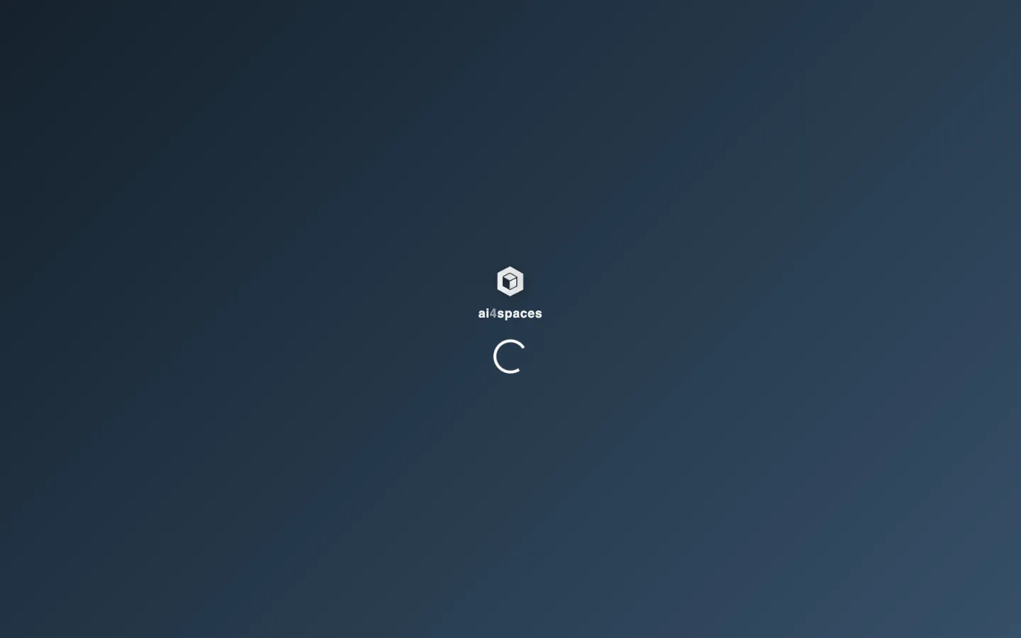 Screenshot of the ai4spaces homepage
