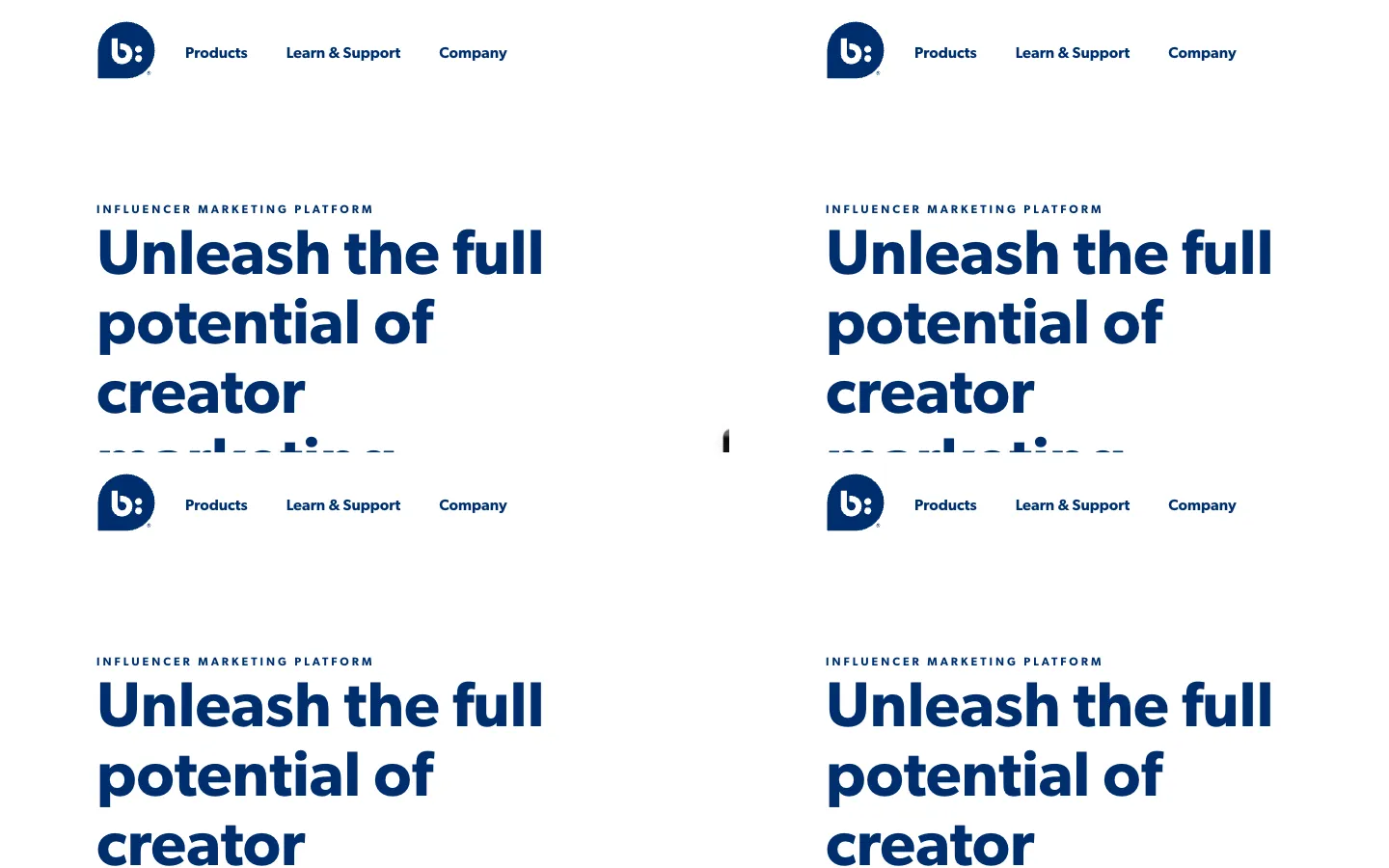 Screenshot of the Affable.ai homepage