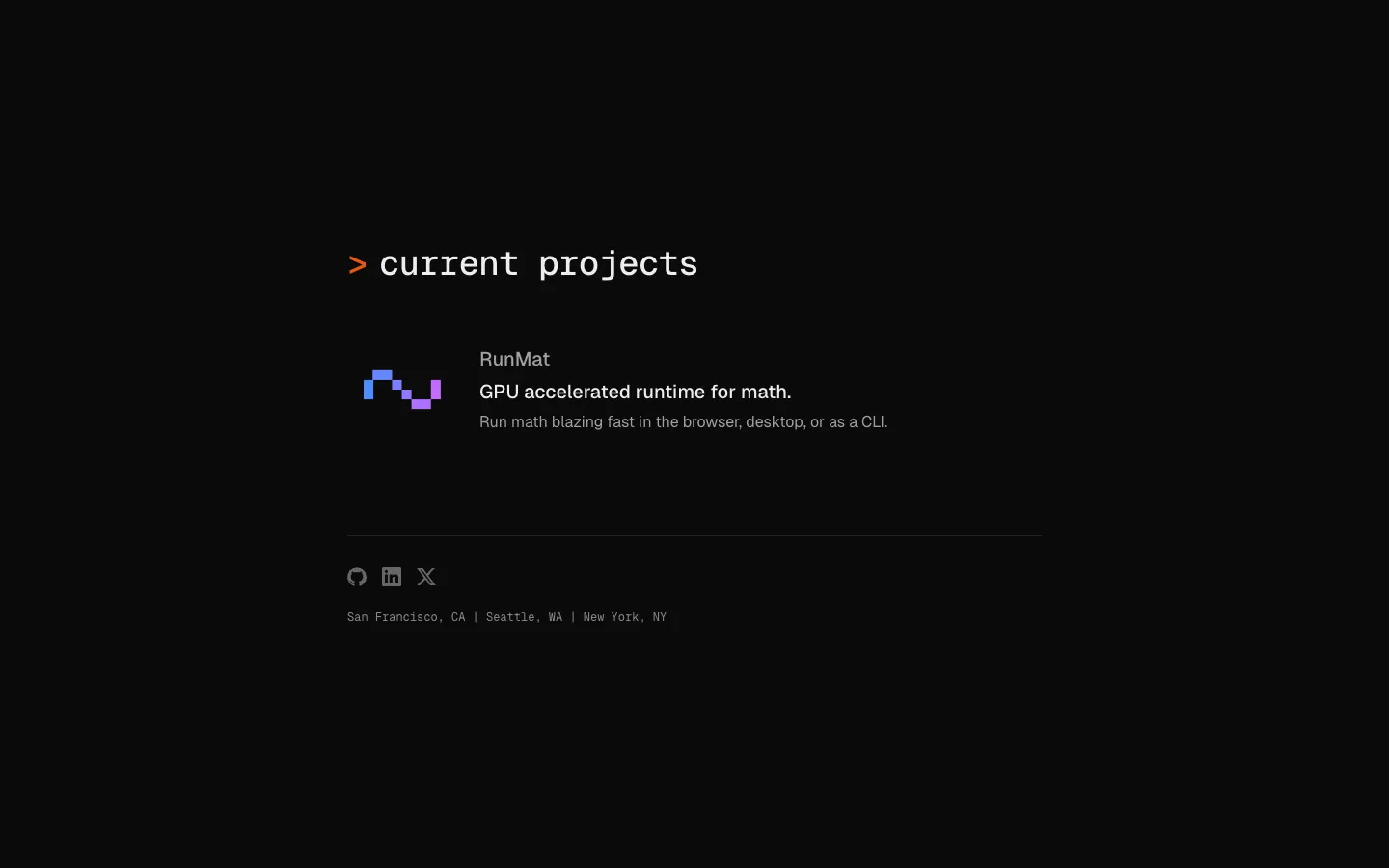 Screenshot of the Dystr homepage