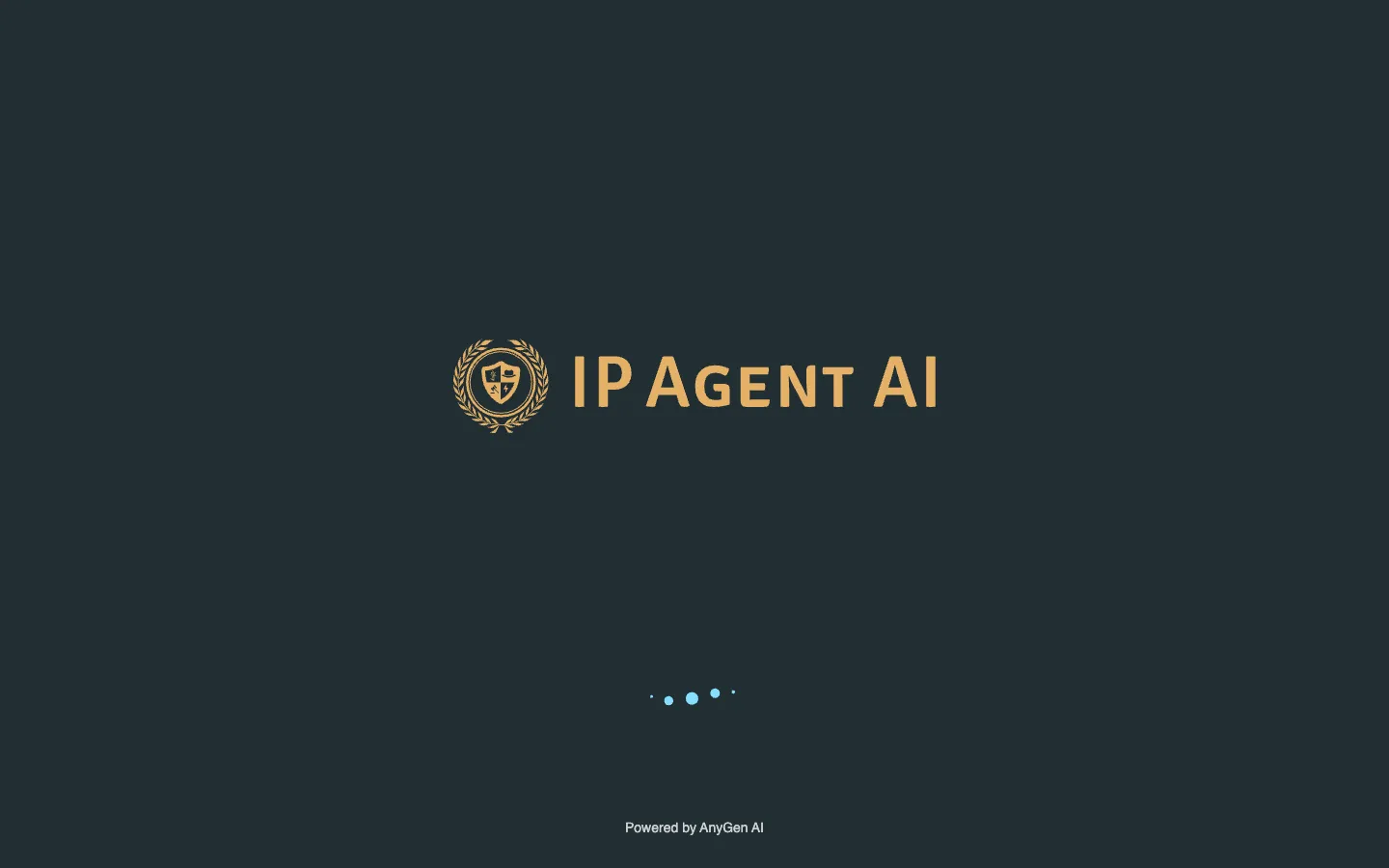 Screenshot of the AnyGen AI homepage