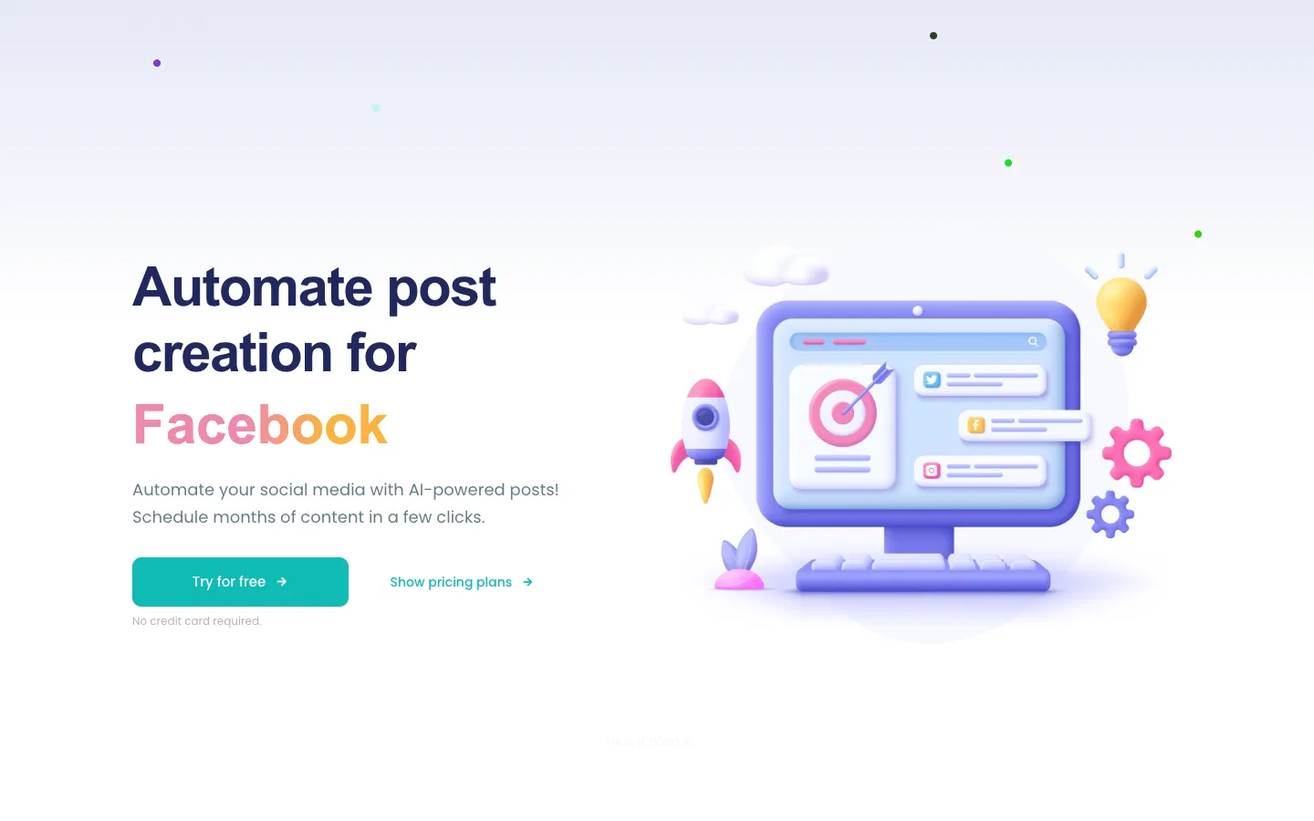 Screenshot of the Postus homepage