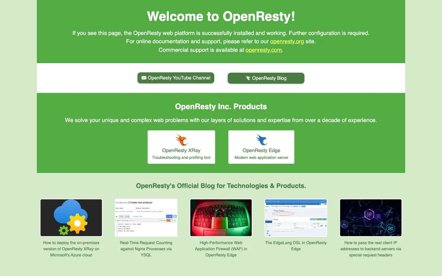 Screenshot of the Funny Duck homepage