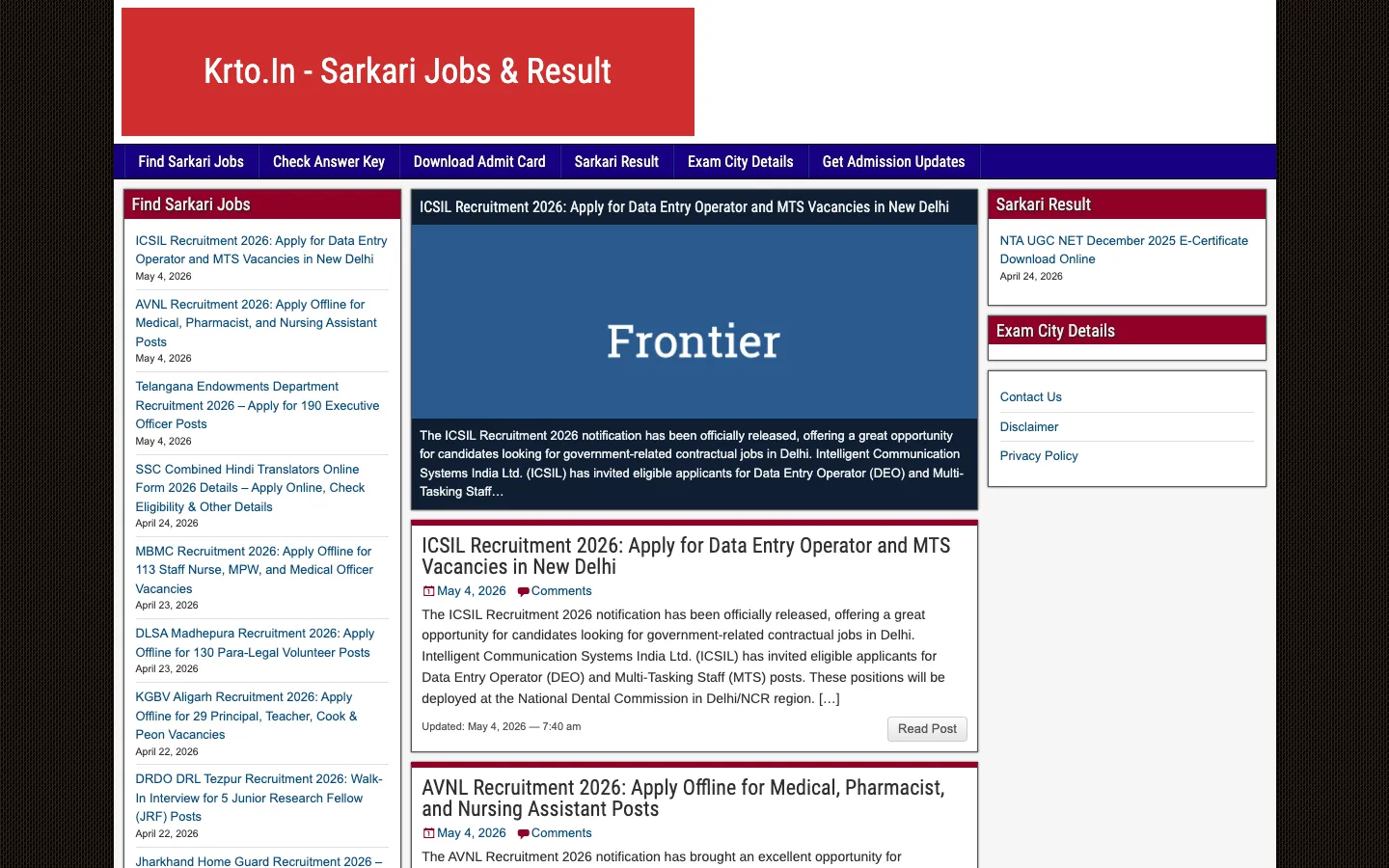 Screenshot of the Kroto - AI homepage
