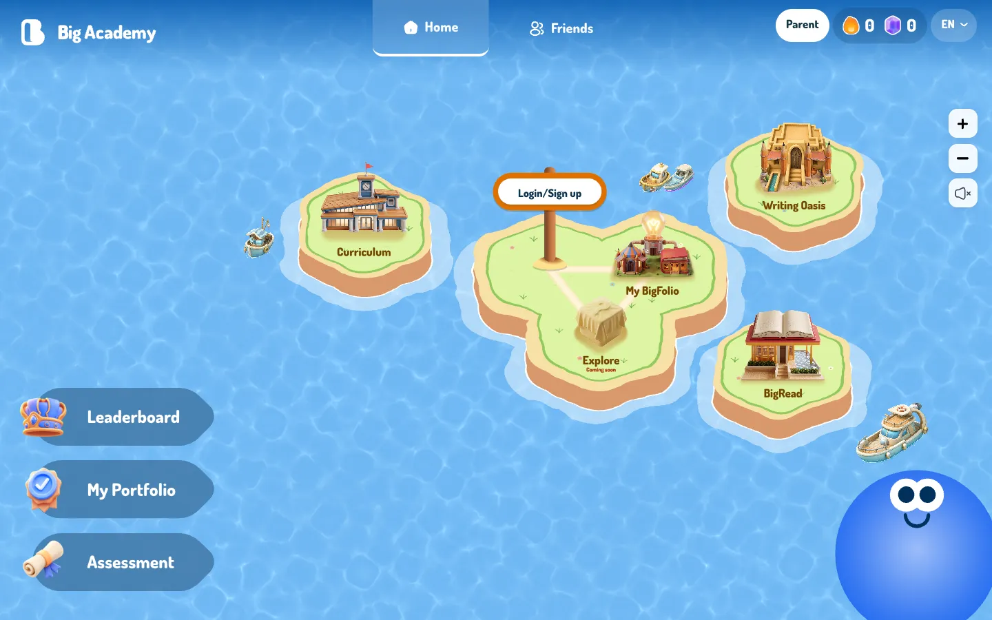 Screenshot of the BigRead.ai homepage