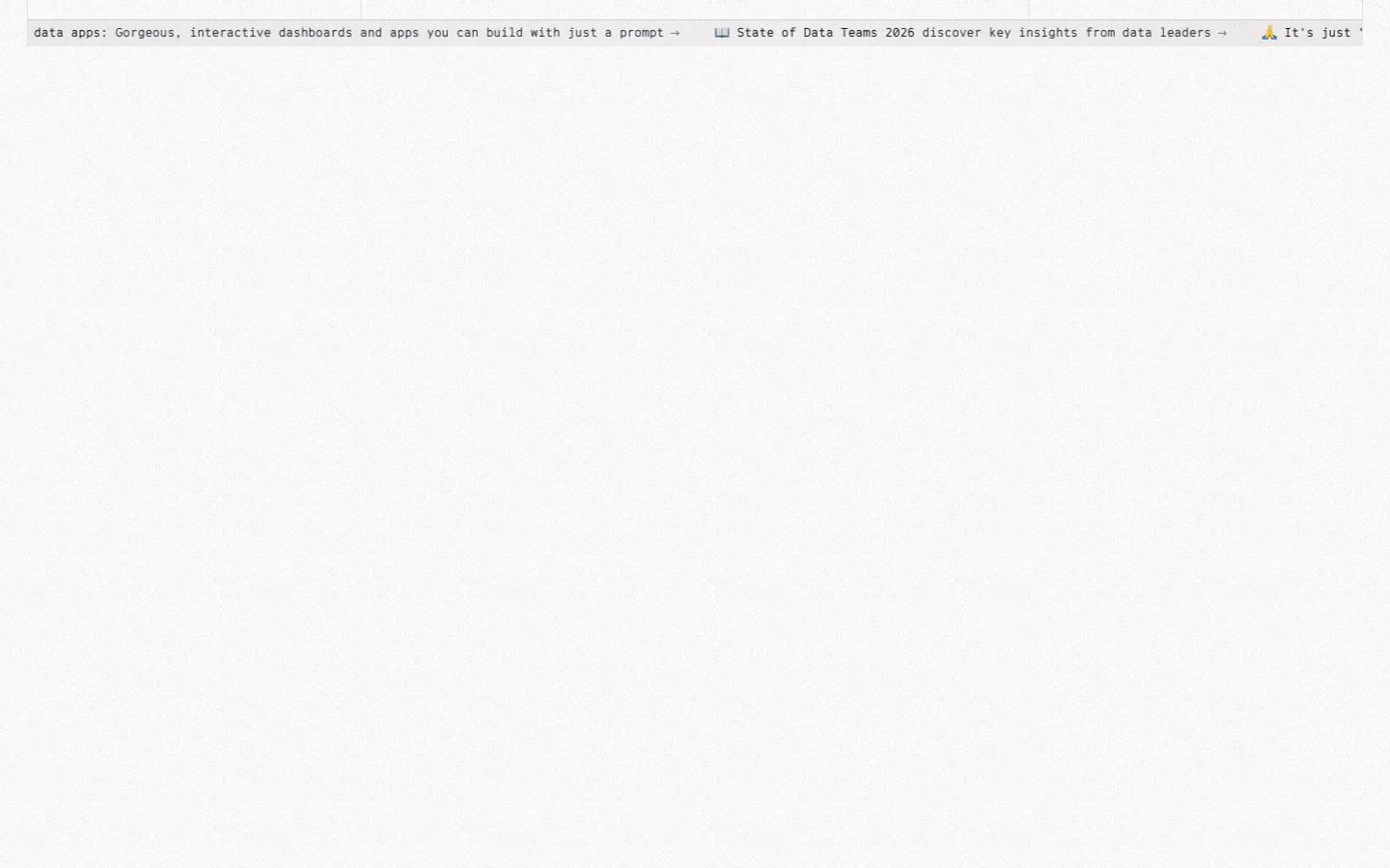 Screenshot of the Hex homepage