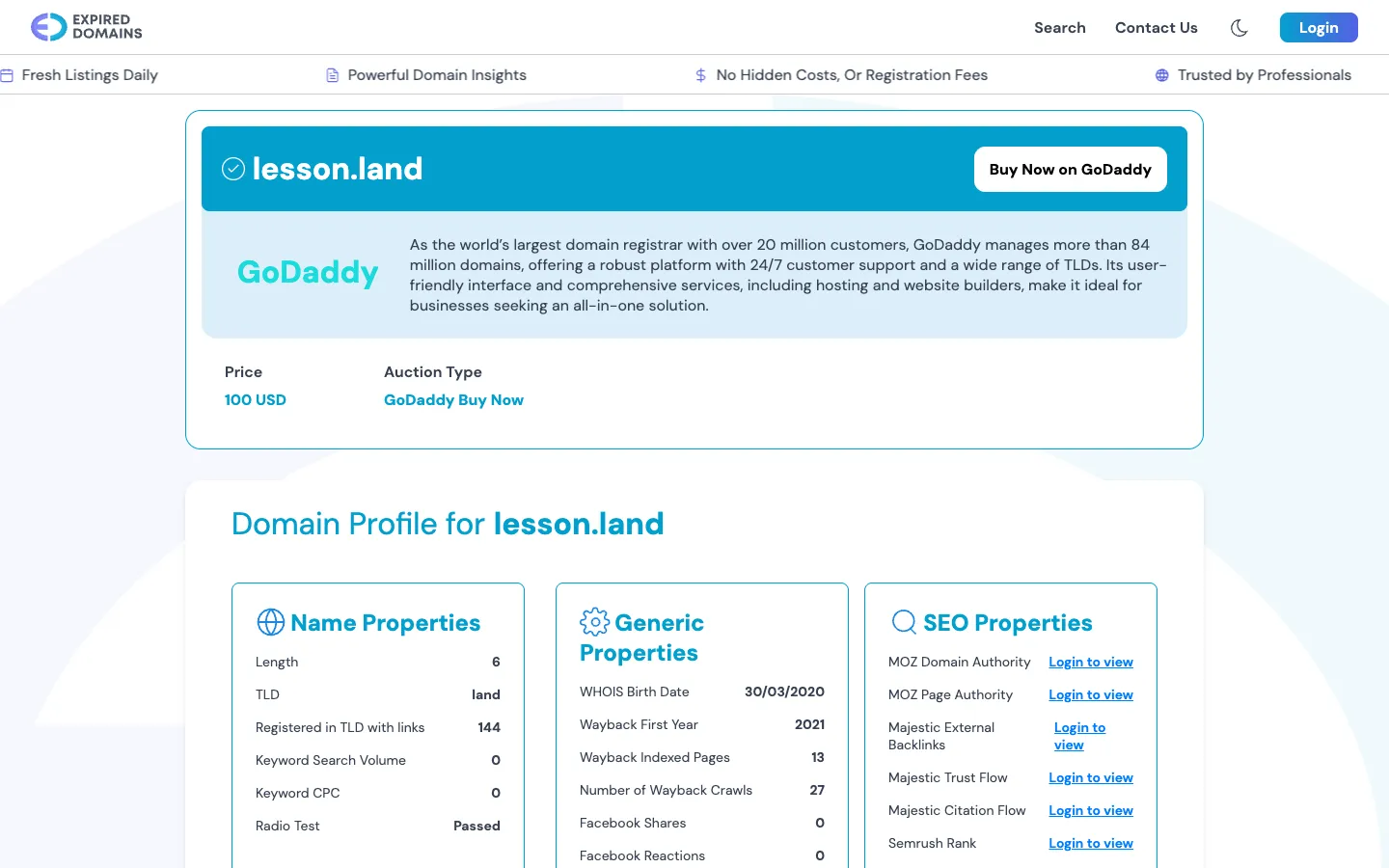 Screenshot of the LessonTime.AI homepage