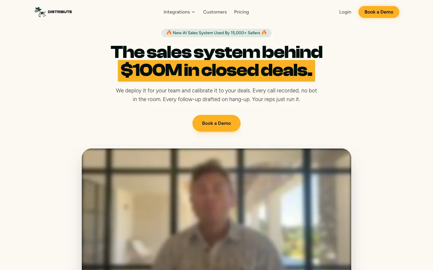Screenshot of the Distribute | Death To Whitepapers homepage