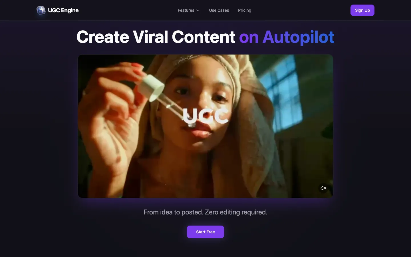 Screenshot of the ProductScope AI homepage