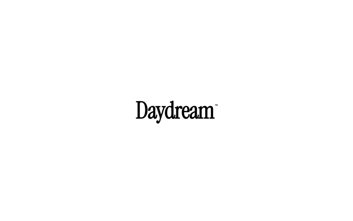 Screenshot of the Daydream homepage